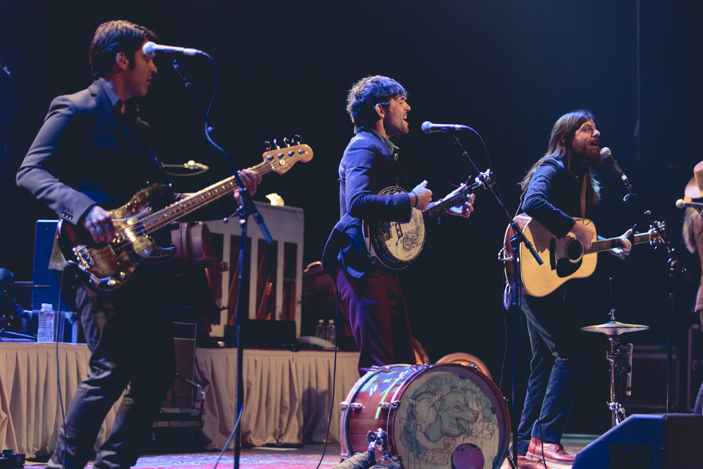 A photo of The Avett Brothers at The Greek Theatre on 8/11/2017