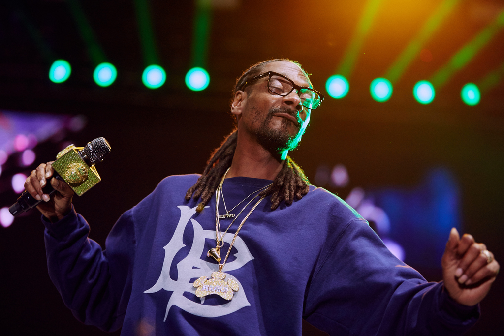 A photo of Snoop Dogg at Camp Flog Gnaw 2015 on 11/14/2015