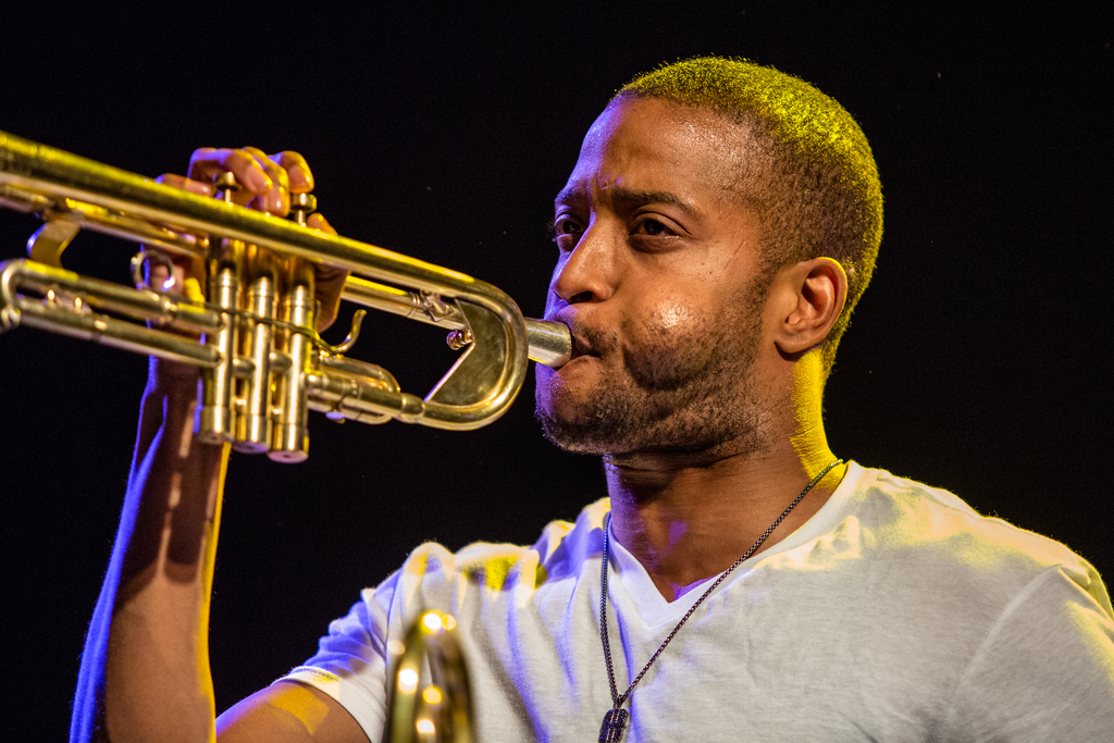 A photo of Trombone Shorty at The El Rey Theatre on 2/8/2013